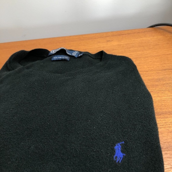 Polo by Ralph Lauren Men's Black Crewneck Sweater - Picture 4 of 6